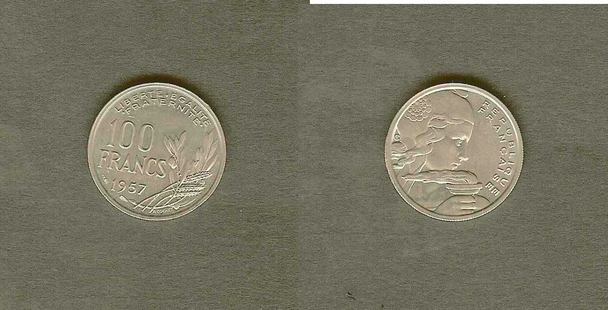 100 francs Cochet 1957 Unc